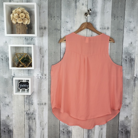 2/$20 Torrid | Sheer Tank Blouse - Picture 5 of 6